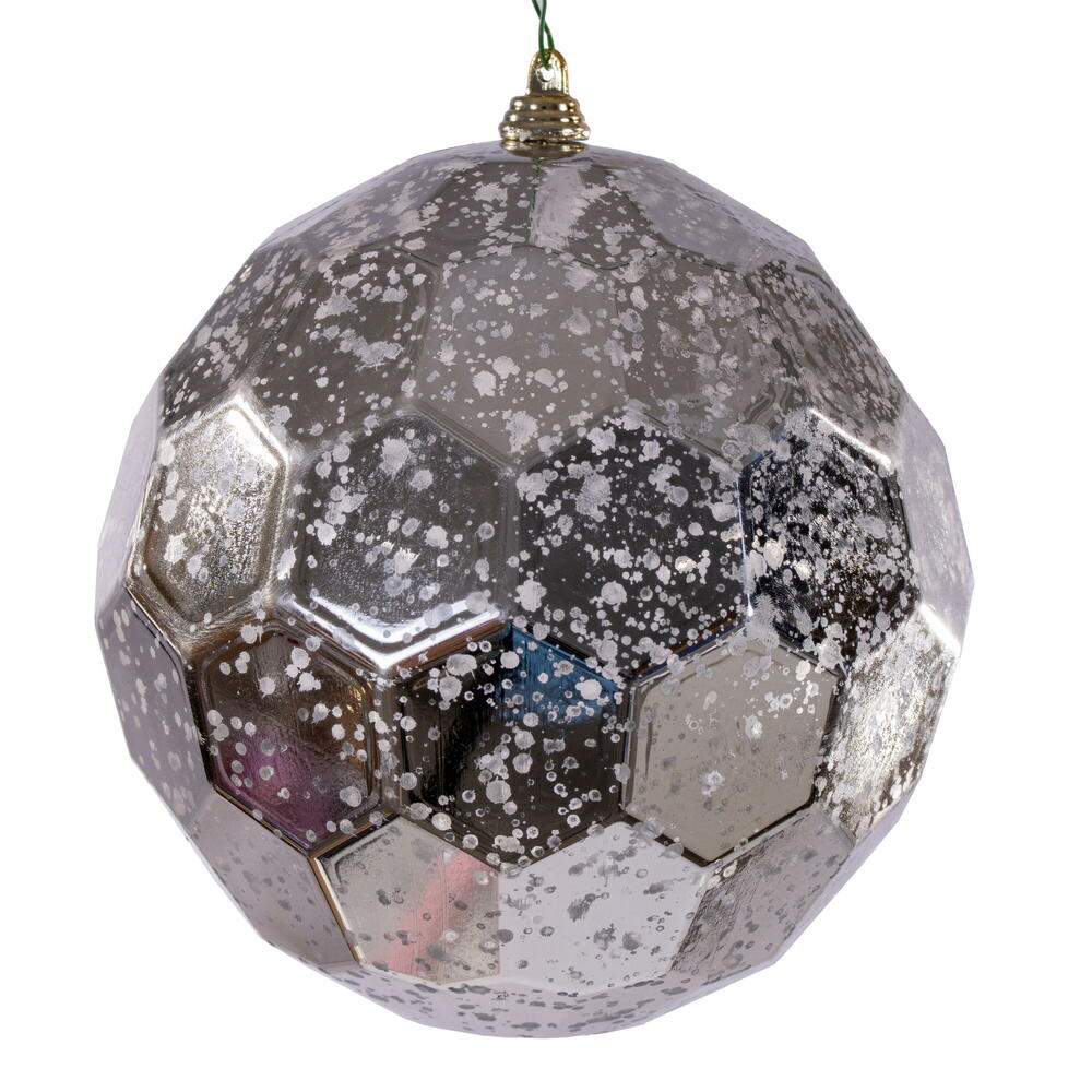 MC240243 6 in. Oat Honeycomb Mercury Ornament - 2 Piece Per Bag
