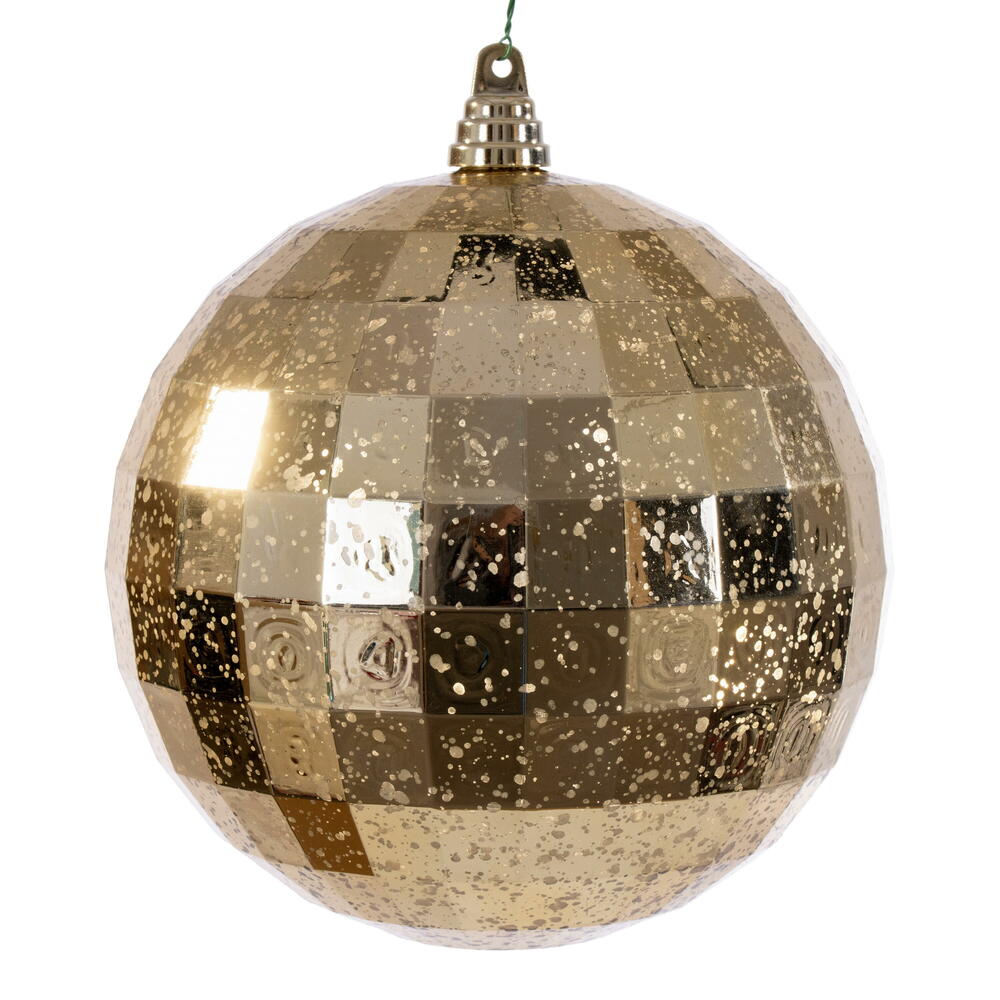 MC240908 8 in. Gold Mirror Mercury Ornament