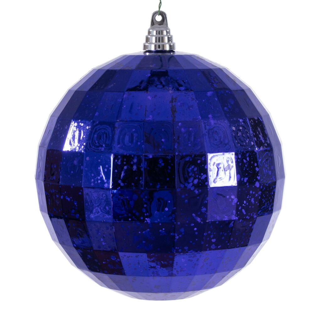 MC240966 8 in. Purple Mirror Mercury Ornament