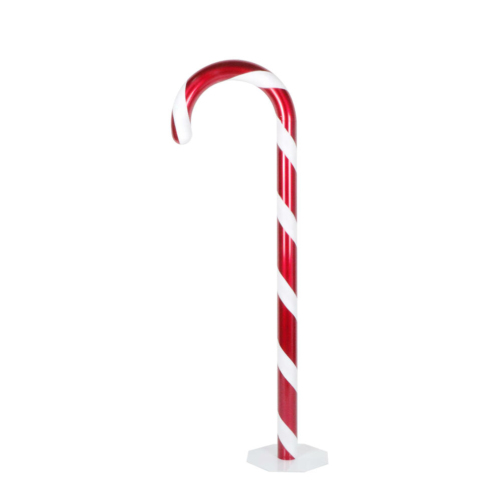 MT240160 60 in. Red & White Standing Candy Cane