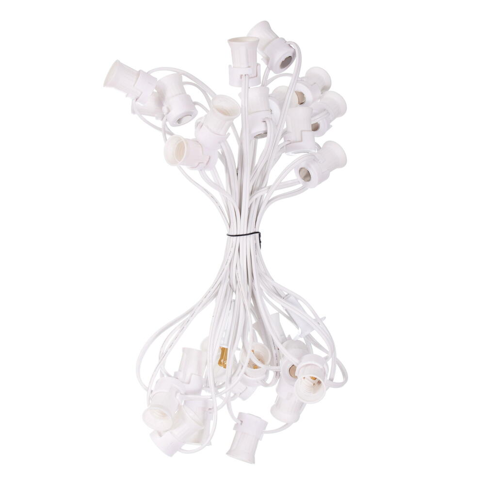 C9 25 ft. x 25 White Magnetic Socket Stringer, SPT1 - White