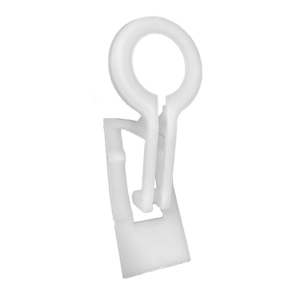 V24C9FXC Plastic Gutter Flex Clip UV, White - C9 - 100 Bag