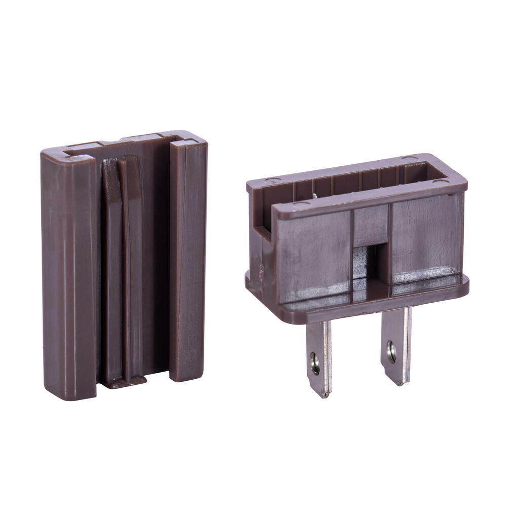 VSPT1-BPLUG-M Brown Male Slide-on Quick Zip Plug for SPT-1, 10 per Pack