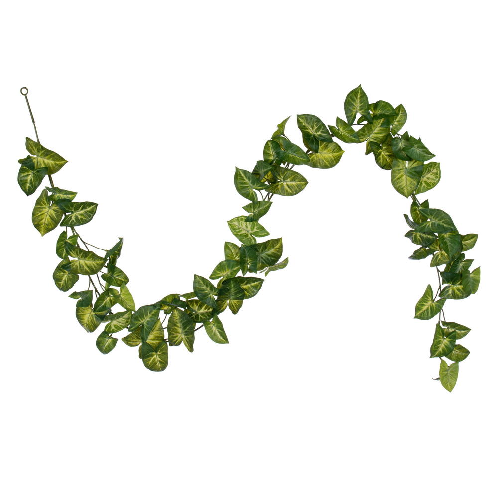 Picture of Vickerman FTL250372UV 72 in. Artificial Syngonium UV Garland&#44; Green