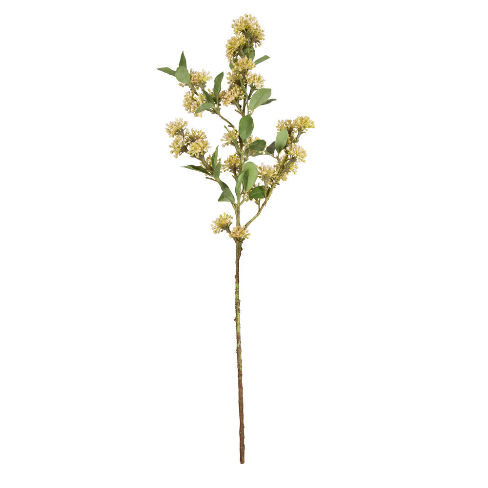 FM222501 31 in. Artificial Wild Berry Spray, Mustard Yellow - 2 Per Bag