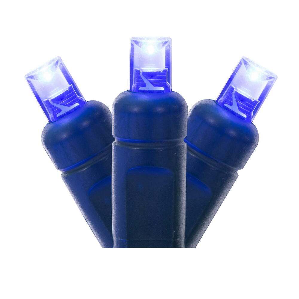 X4G66702PBG 4 in. x 23 ft. x 70 Light Wide Angle Single Mold End Connecting Coaxial LED Light Set, Blue