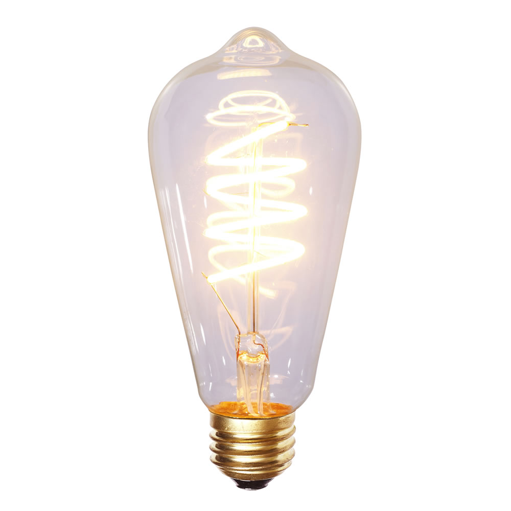 X17ST641 ST64 E26 Filament LED Bulb, Warm White