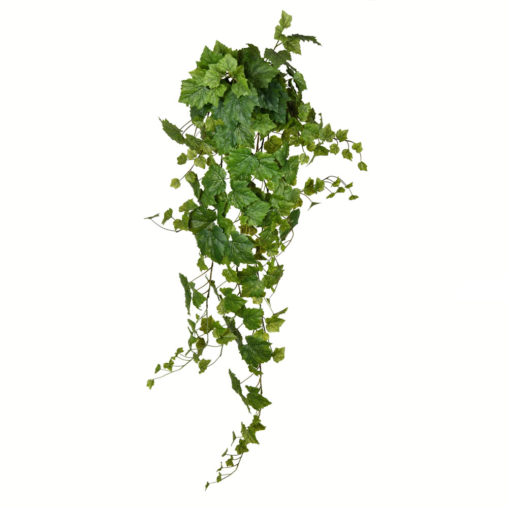 FZ192151 51 in. Artificial Grape Leaf Ivy Hanging Bush, Green