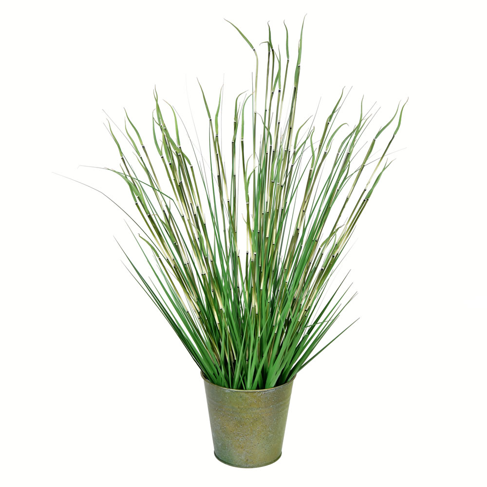 TD190441 41 in. Artificial Potted Reed Grass, Green