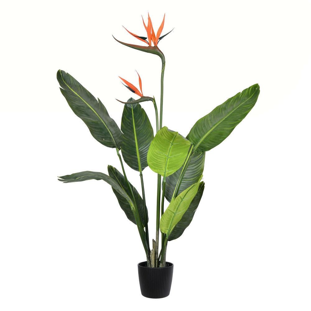TB191230 3 ft. Artificial Potted Bird of Paradise Palm Tree, Green
