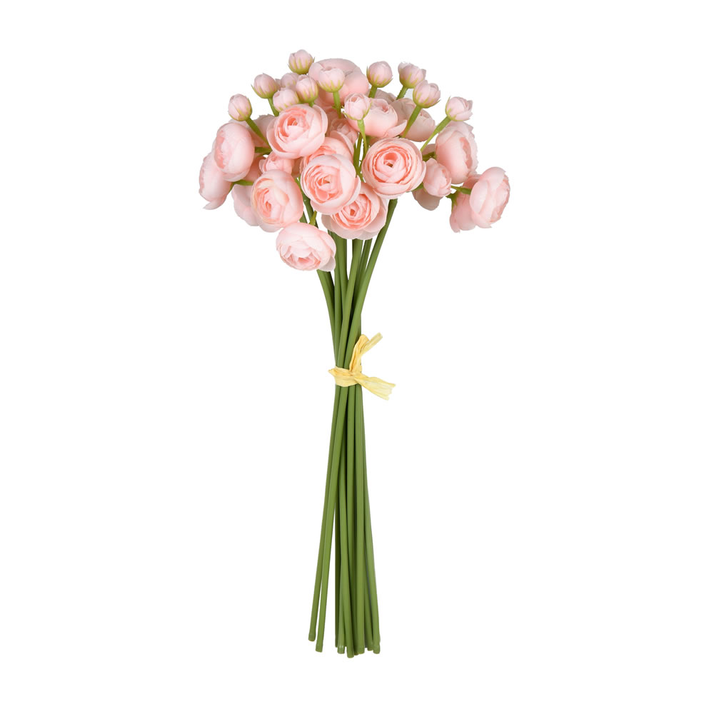 FD190779 15.5 in. Artificial Lotus Floral Bundle, Pink