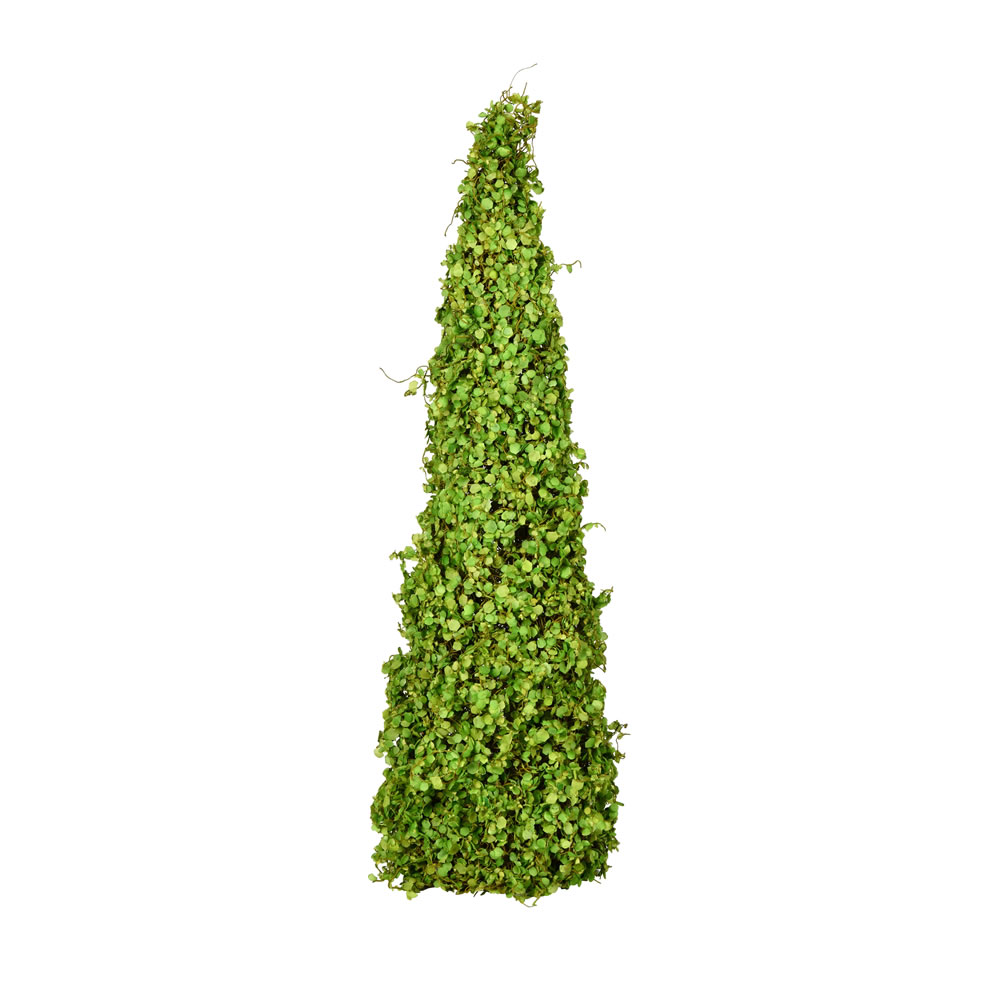 FS191026 26 in. Artificial Mini Leaves Cone, Green