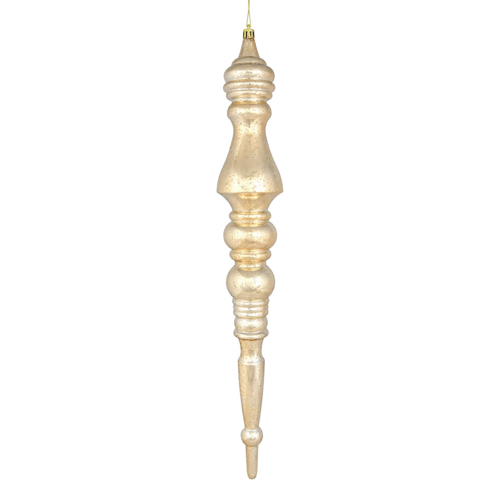 N190908D 20 in. Mercury Finial Ornament, Gold