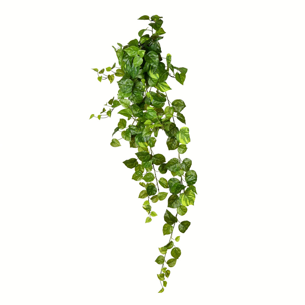 FZ190751 51 in. Artificial Pothos Hanging Bush, Green