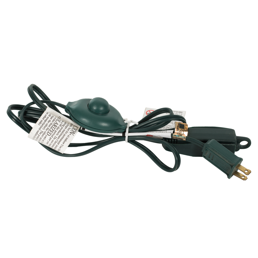 A406006 On & Off Foot Switch Extension Cord, Green