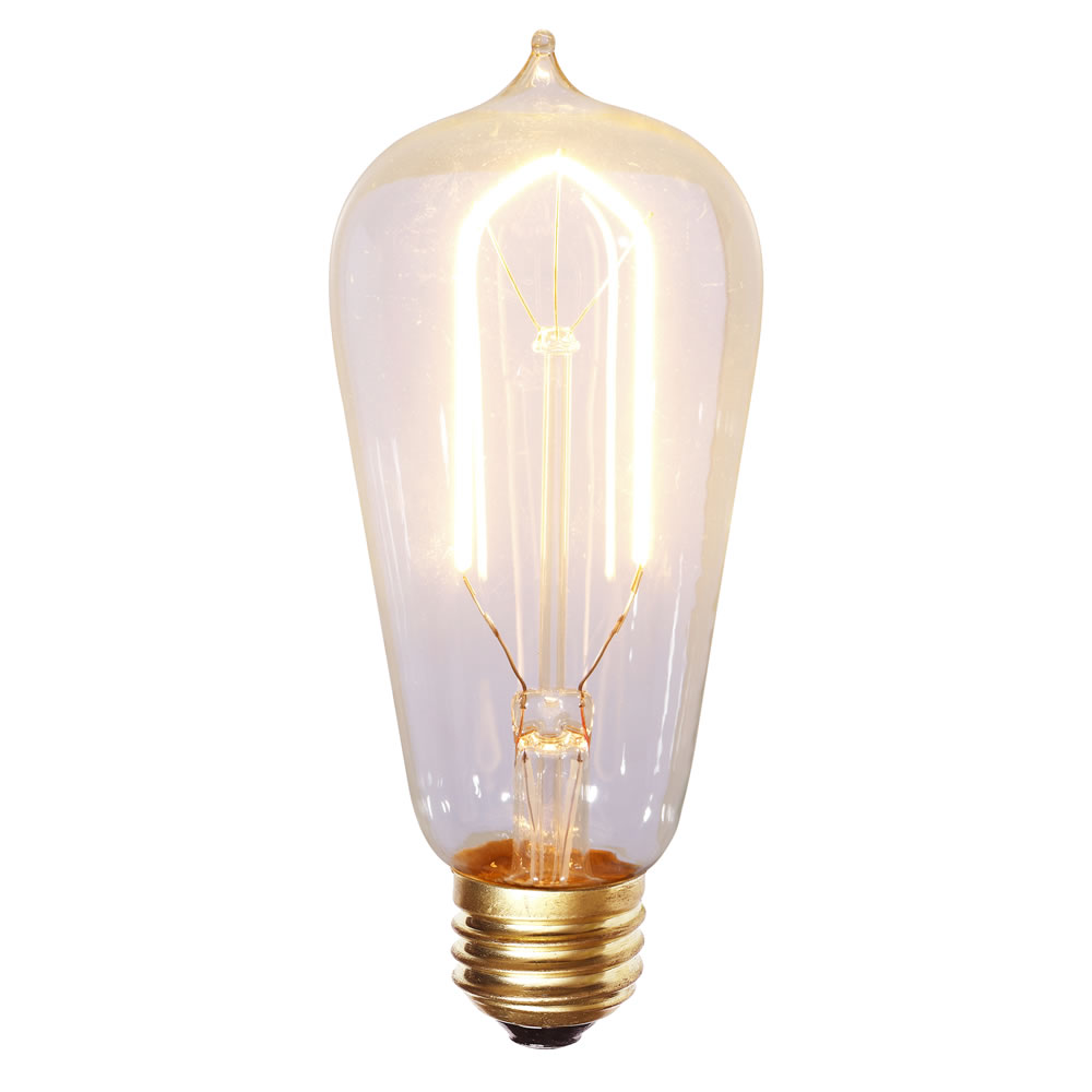 X17ST581 ST58 E26 Filament LED Bulb, Warm White