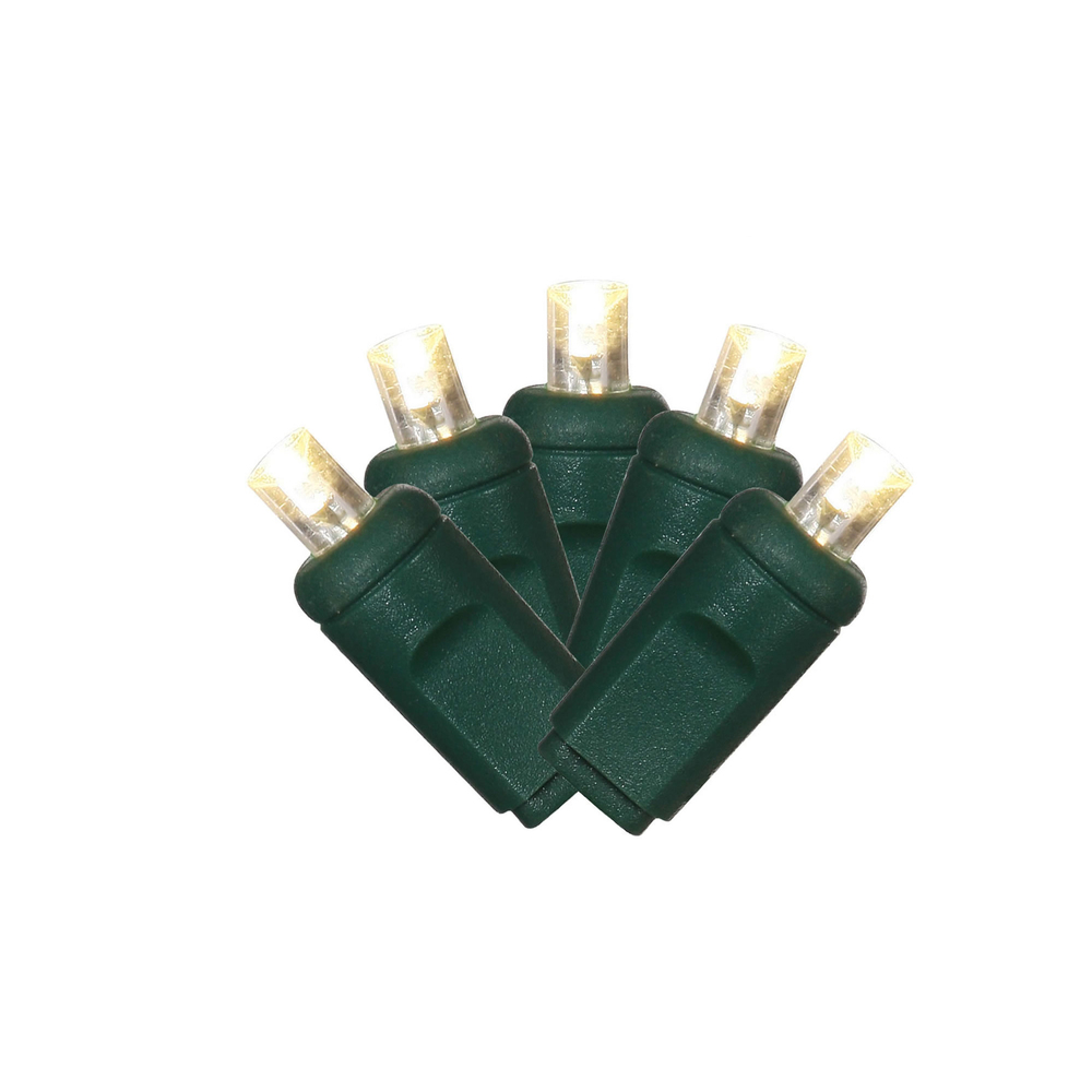 X4G6701TPBG 70 Light x 4 in. x 24 ft. Twinkle LED Light with Green Wire, Warm White