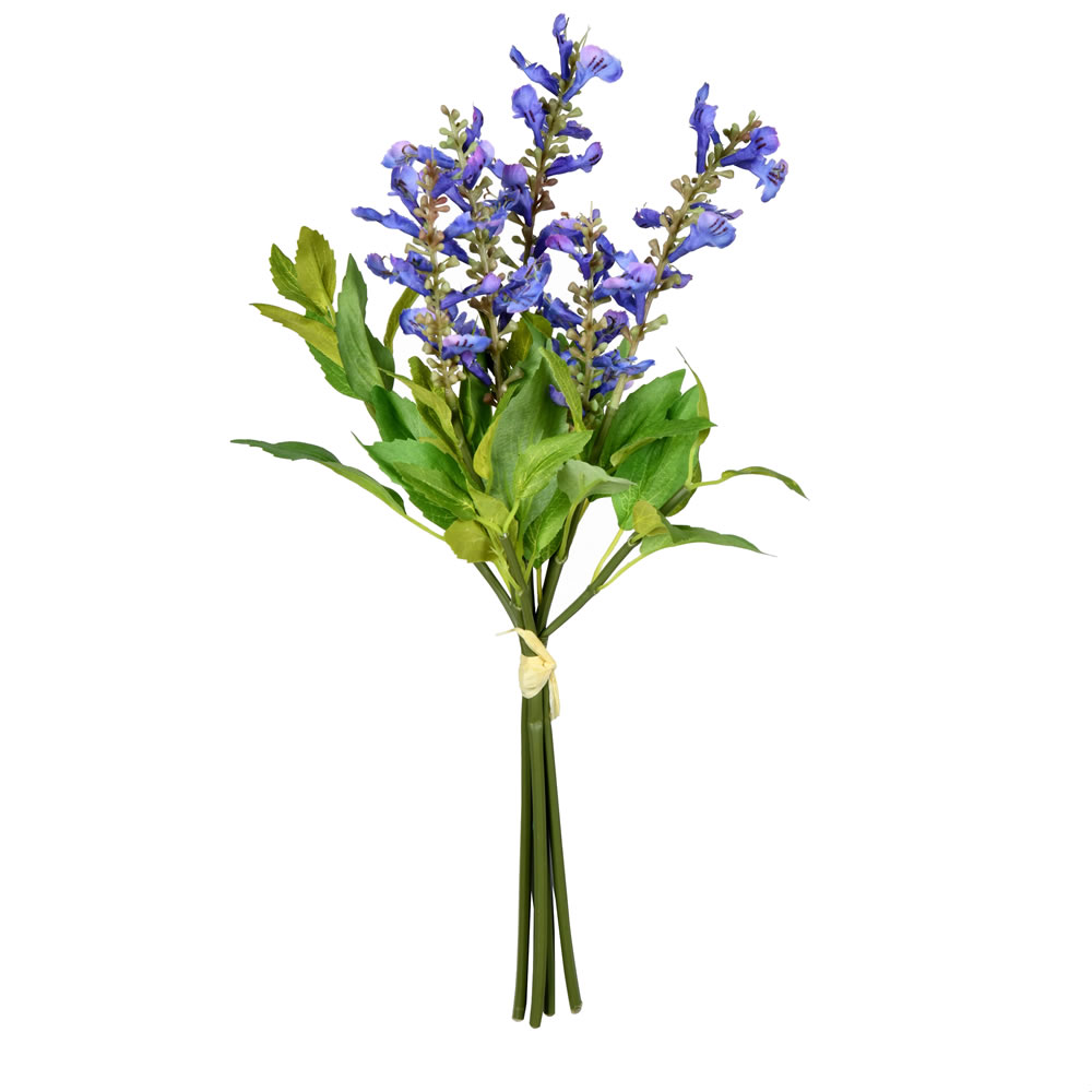 FS190166 15 in. Artificial Sage Bundle, Purple - Pack of 2
