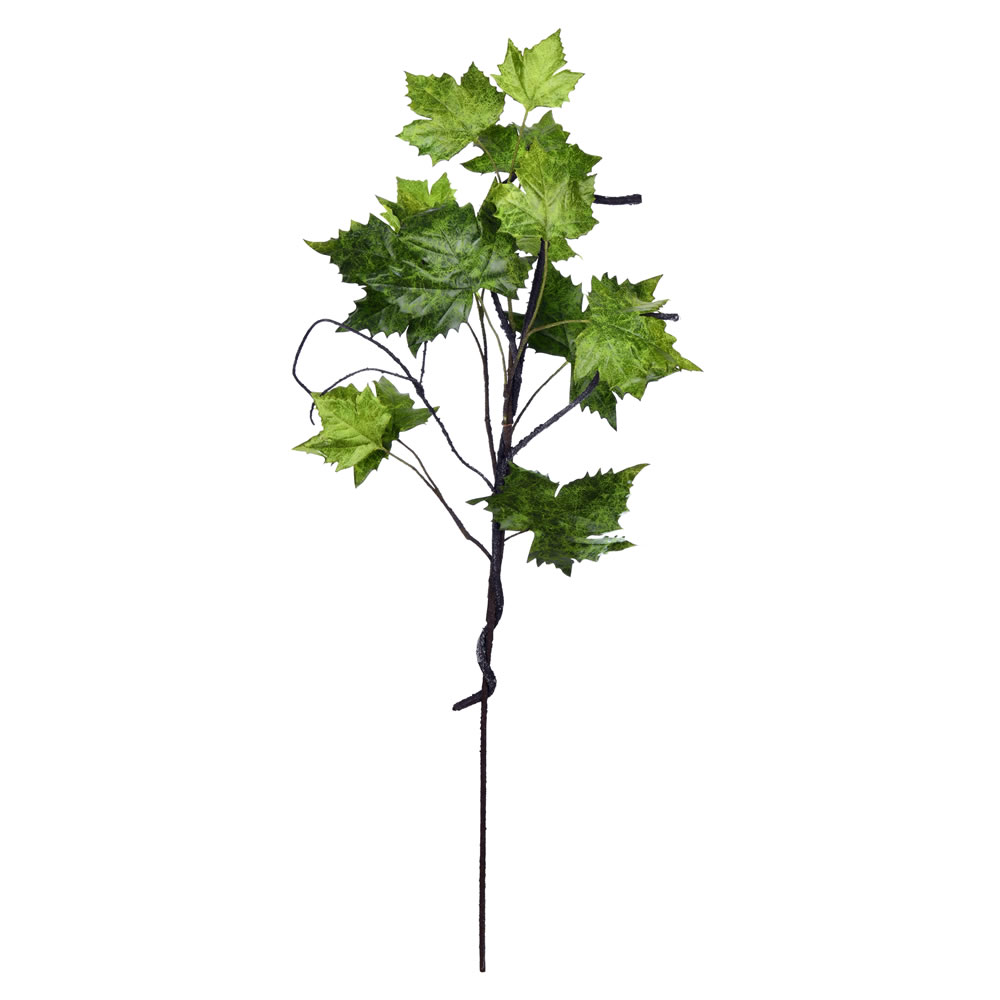 FT190704 40 in. Artificial Plantanus Leaf Spray, Green