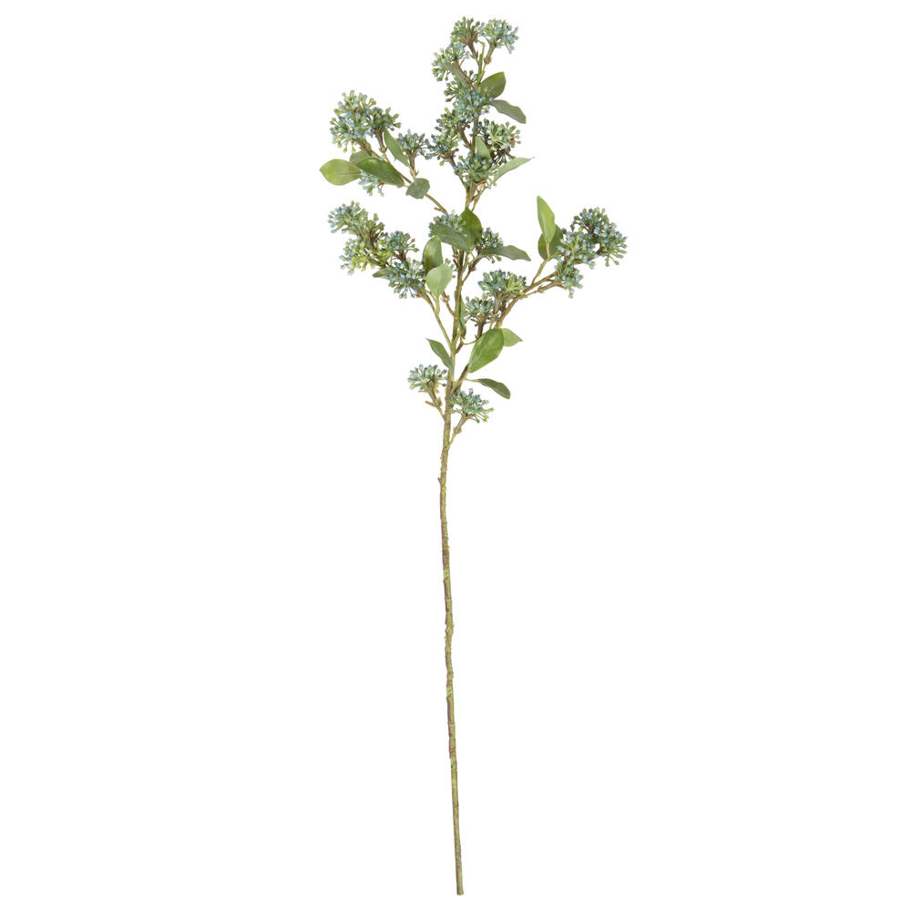 FM222504 31 in. Artificial Wild Berry Spray, Cerulean Blue - 2 Per Bag