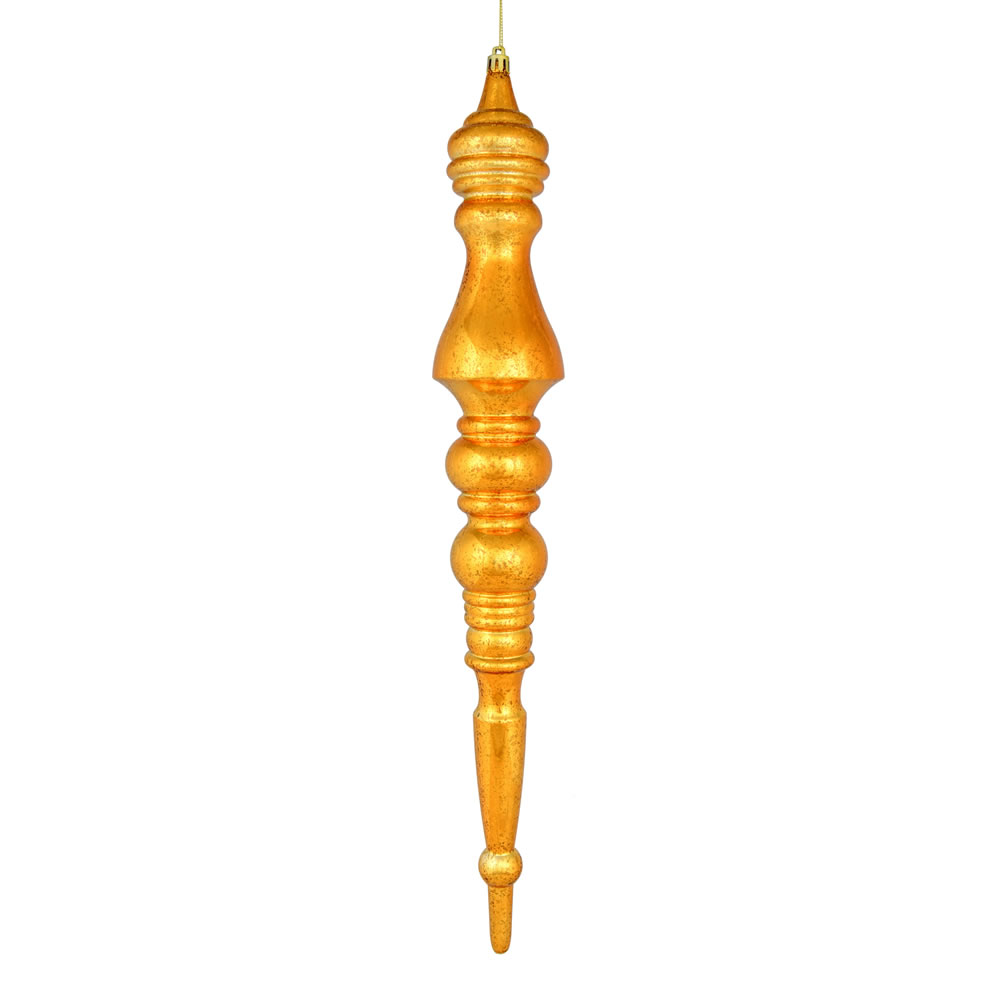 N190930D 20 in. Mercury Finial Ornament, Antique Gold