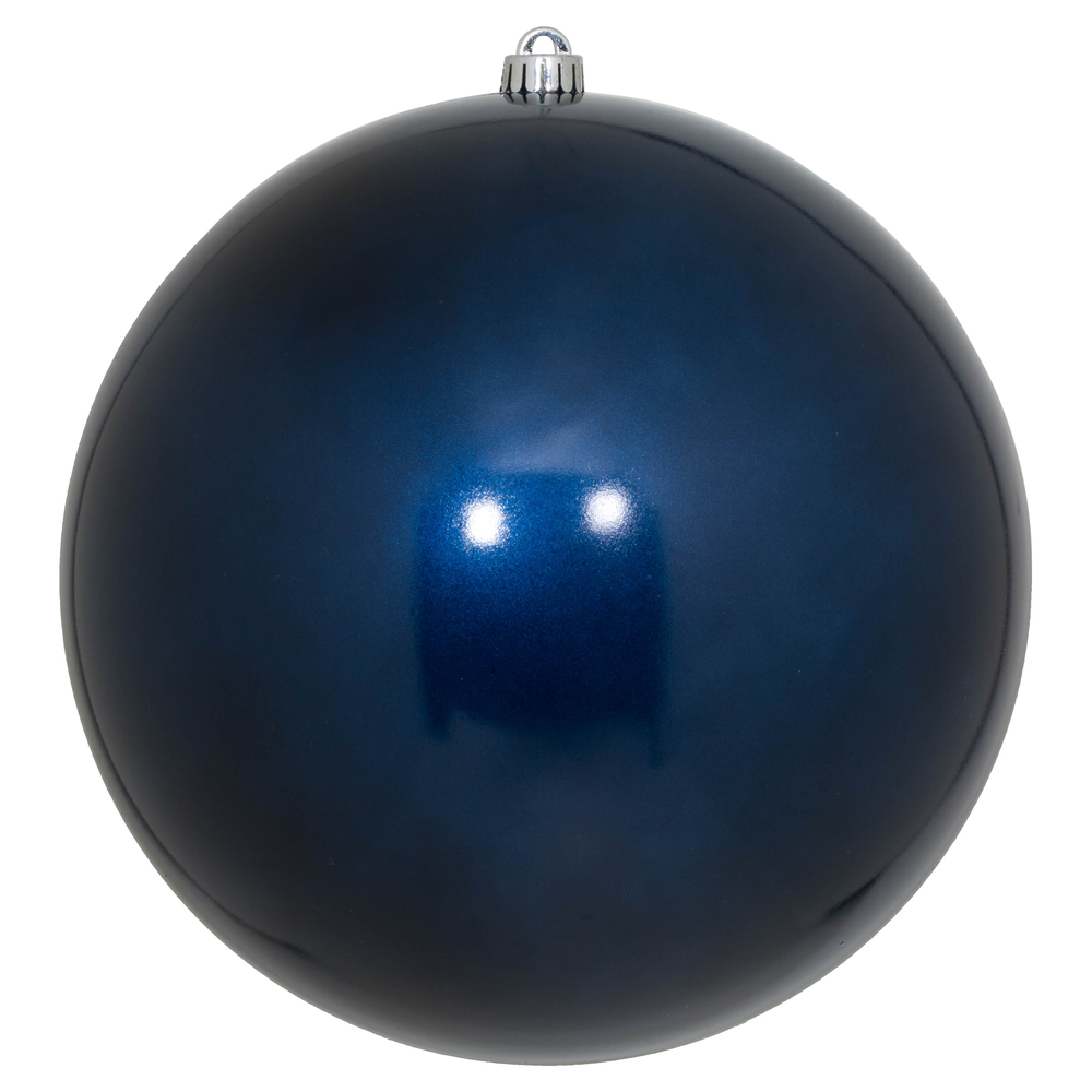 Picture of Vickerman N592531DCV 10 in. Candy Ball UV Drilled&#44; Midnight Blue - Pack of 12