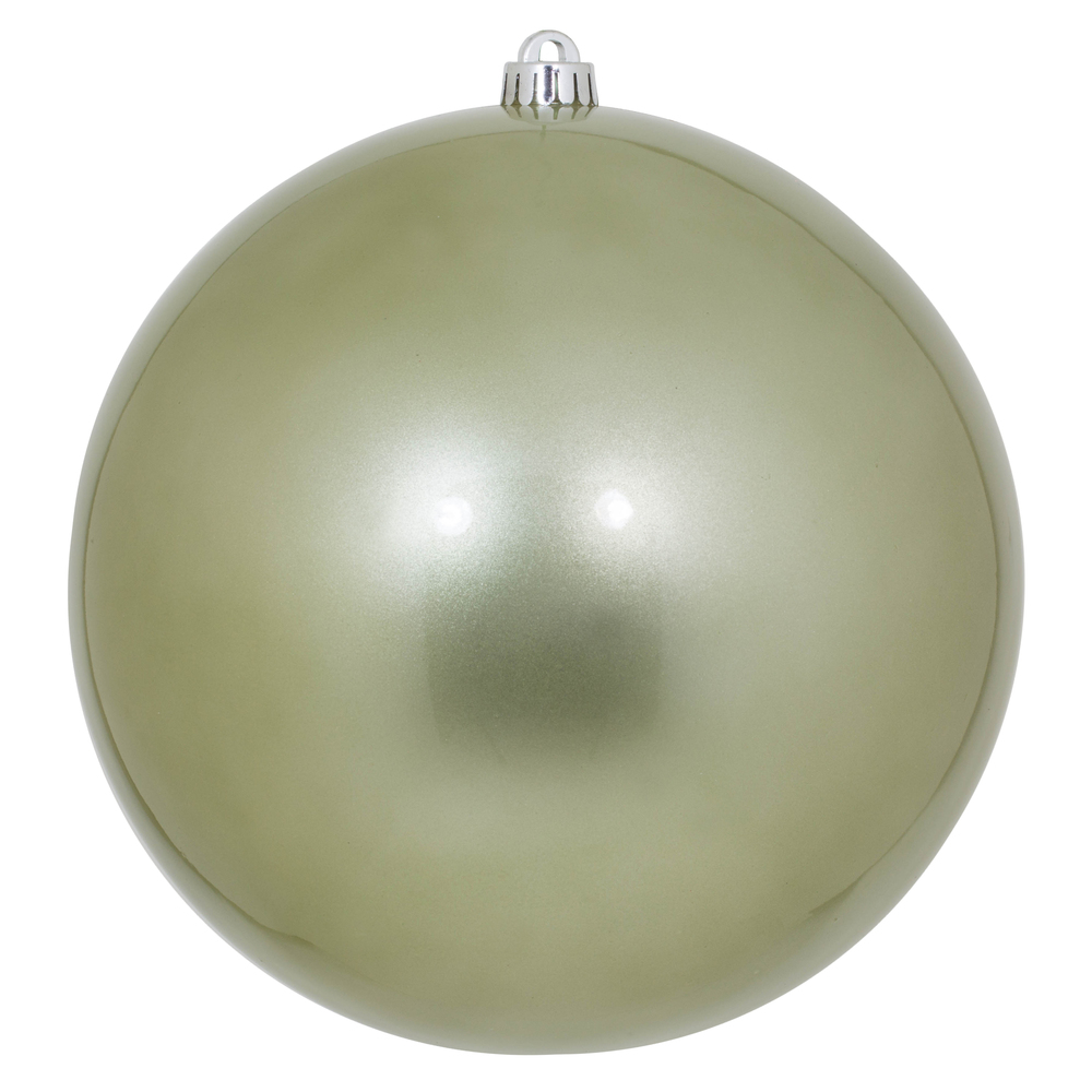 N592525DCV 10 in. Candy UV Drilled Ball Ornament, Limestone