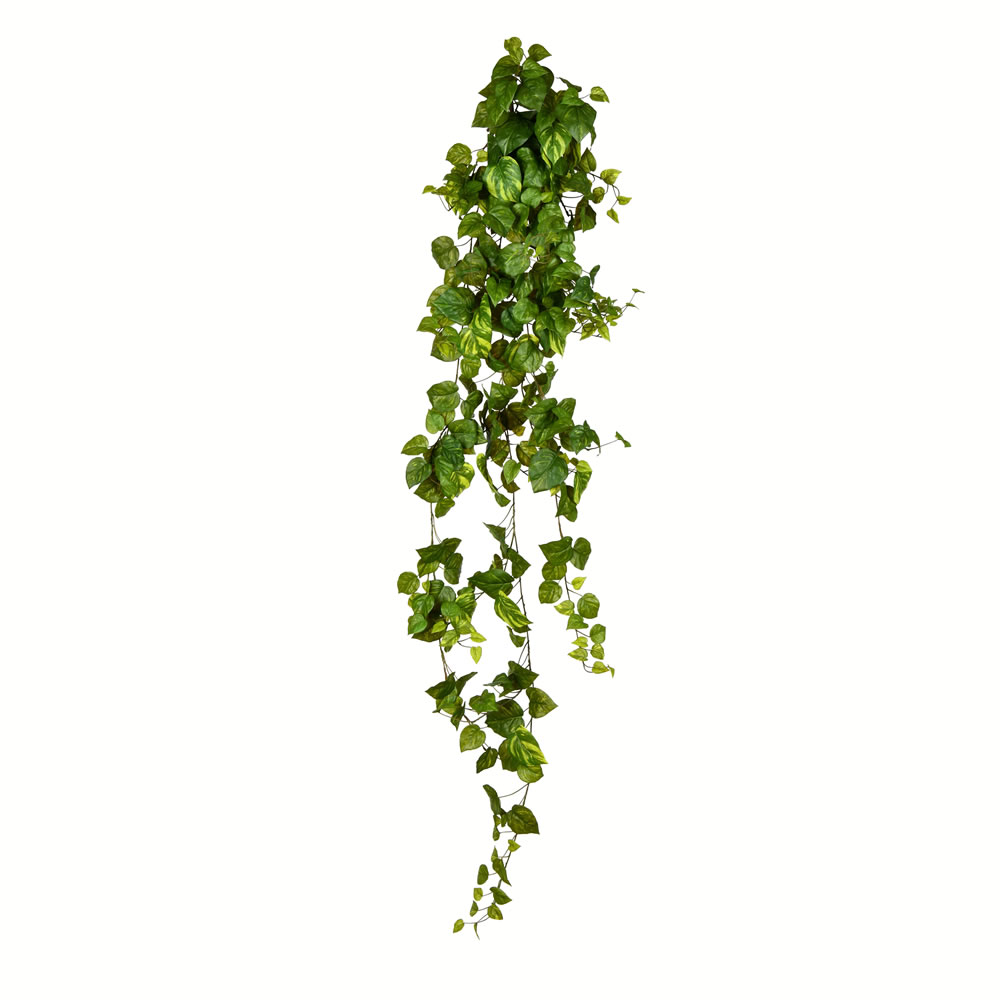 FZ190772 6 ft. Artificial Pothos Hanging Bush, Green
