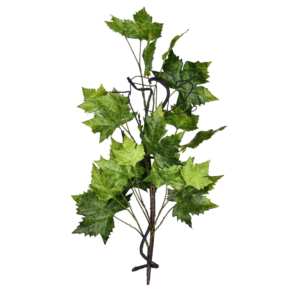 FT190706 30 in. Artificial Plantanus Leaf Swag, Green