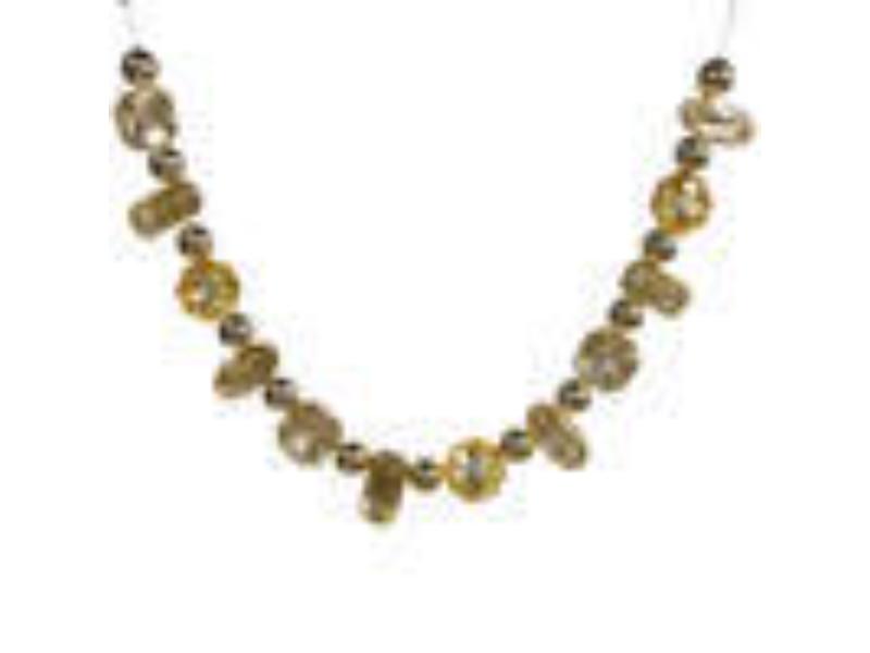 Picture of Vickerman MT233438 6 ft. Jewel Garland&#44; Champagne