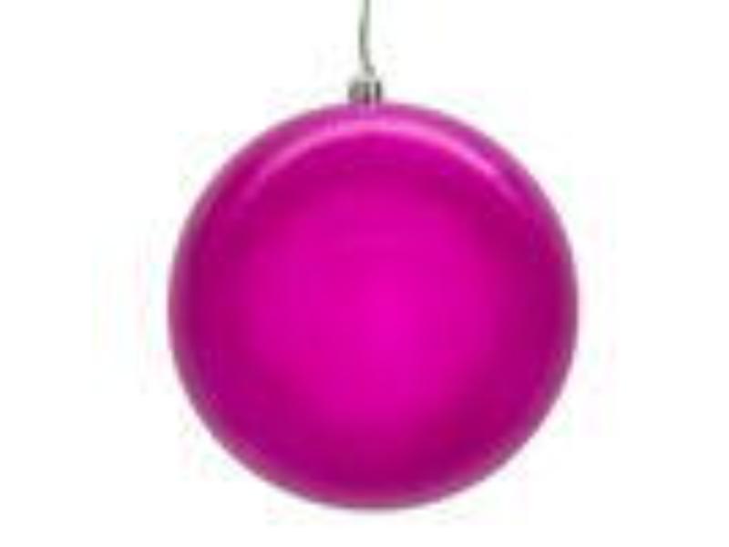 N591559DPVL 6 in. Pearl Seamless UV Drill, Hot Pink - 4 Per Box