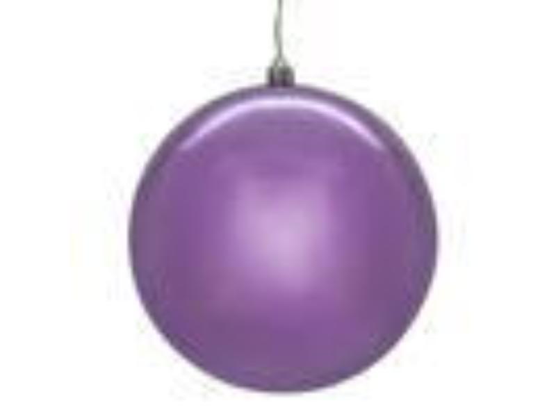 N592086DSVL 8 in. Shiny Seamless Ball UV Drill, Lavender