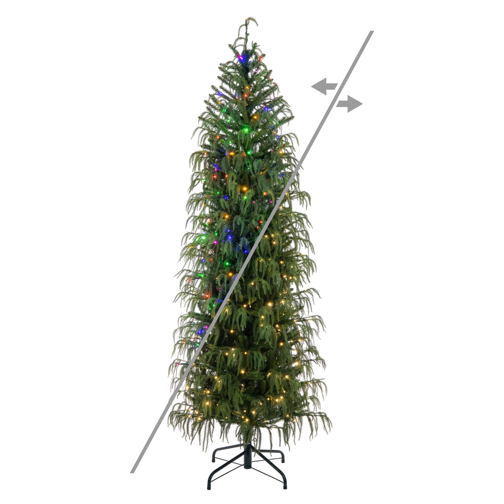 JK255063LEDCC 6 ft. x 33 in. Norfolk Pine 3 mm 250CC Christmas Tree