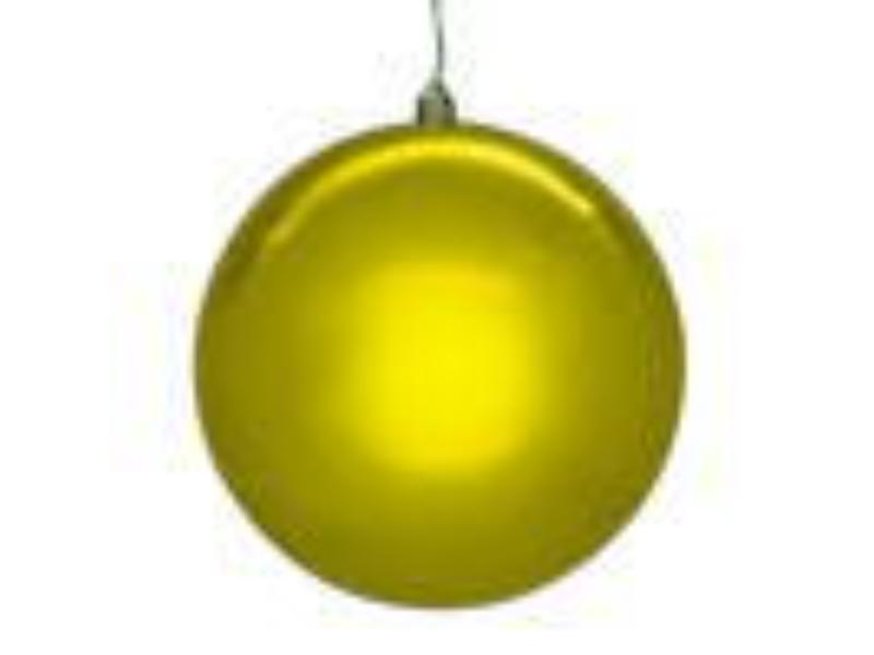 N592073DSVL 8 in. Shiny Seamless Ball UV Drilled, Lime