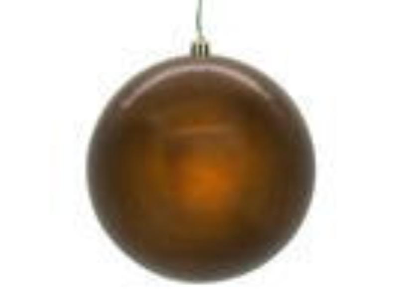 N592076DPVL 8 in. Pearl Seamless Ball UV Drilled, Mocha
