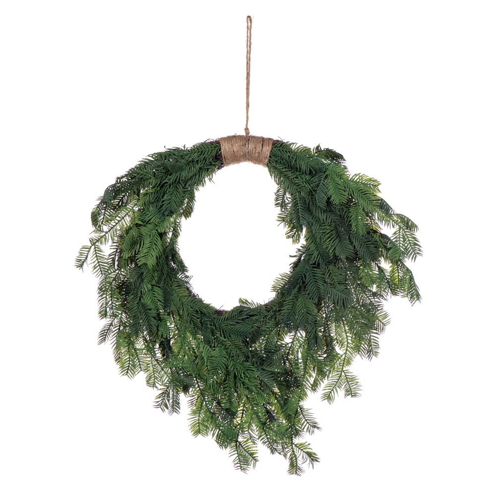 RMA250328 28 in. Green Douglas Fir Wreath