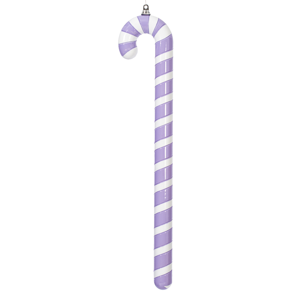 MT252286W 36 in. Lavender Enamel Candy Cane Ornament