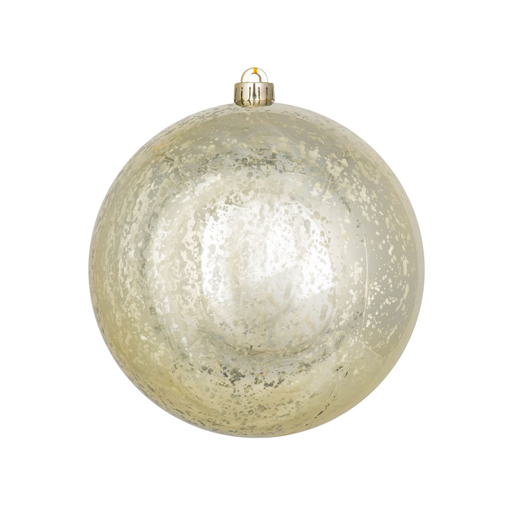 Picture of Vickerman M166738D 10 in. Shiny Mercury Ball Ornament&#44; Champagne