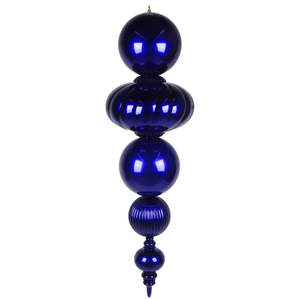 MT257066 54 in. Purple Candy Apple Finial Ornament