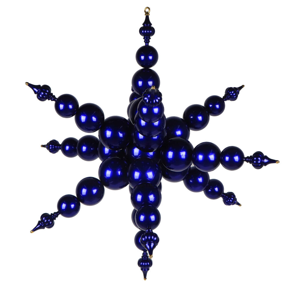 MT257866 39 in. Purple Candy Starburst Finial Ornament