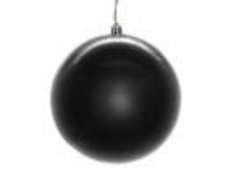 N592017DPVL 8 in. Pearl Seamless Ball UV Drilled, Black