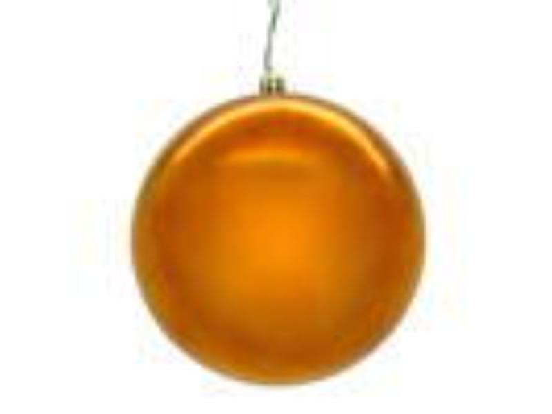 N592088DSVL 8 in. Shiny Seamless Ball UV Drilled, Copper
