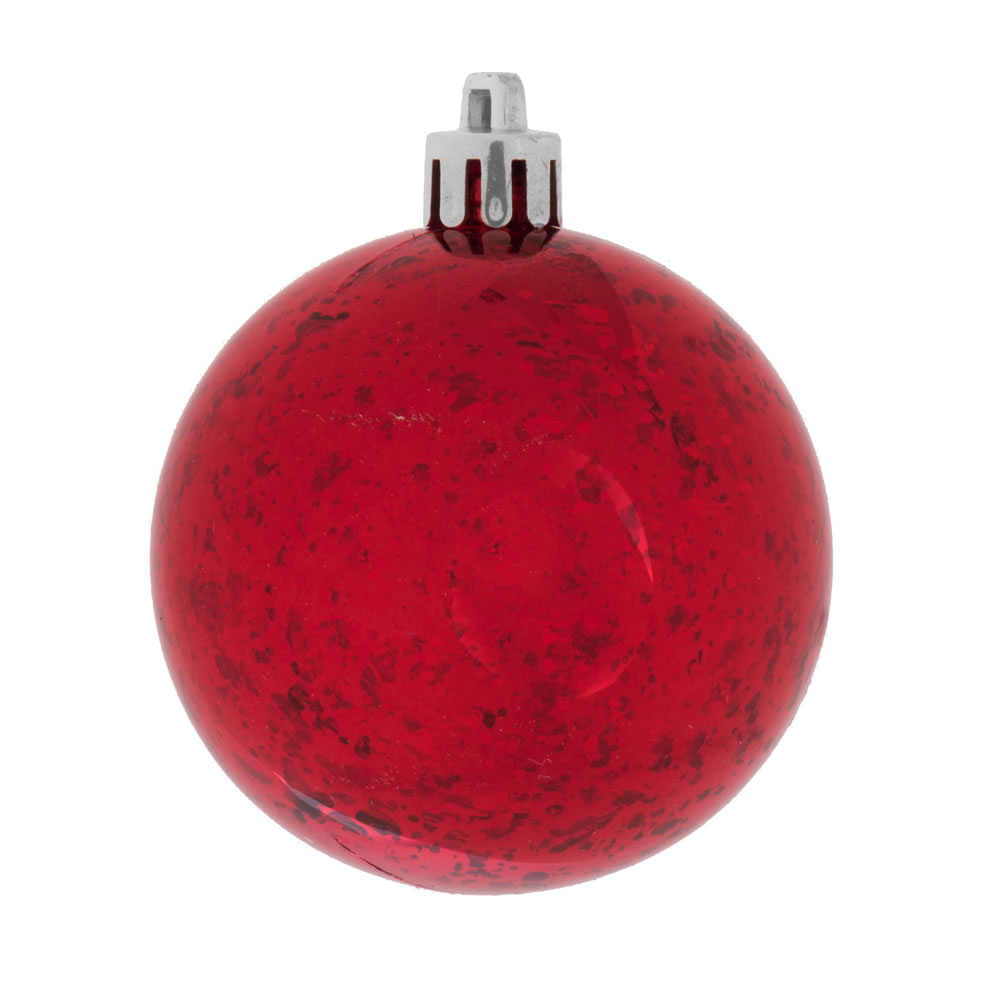 Picture of Vickerman M166603D 8 in. Shiny Mercury Ball Ornament&#44; Red