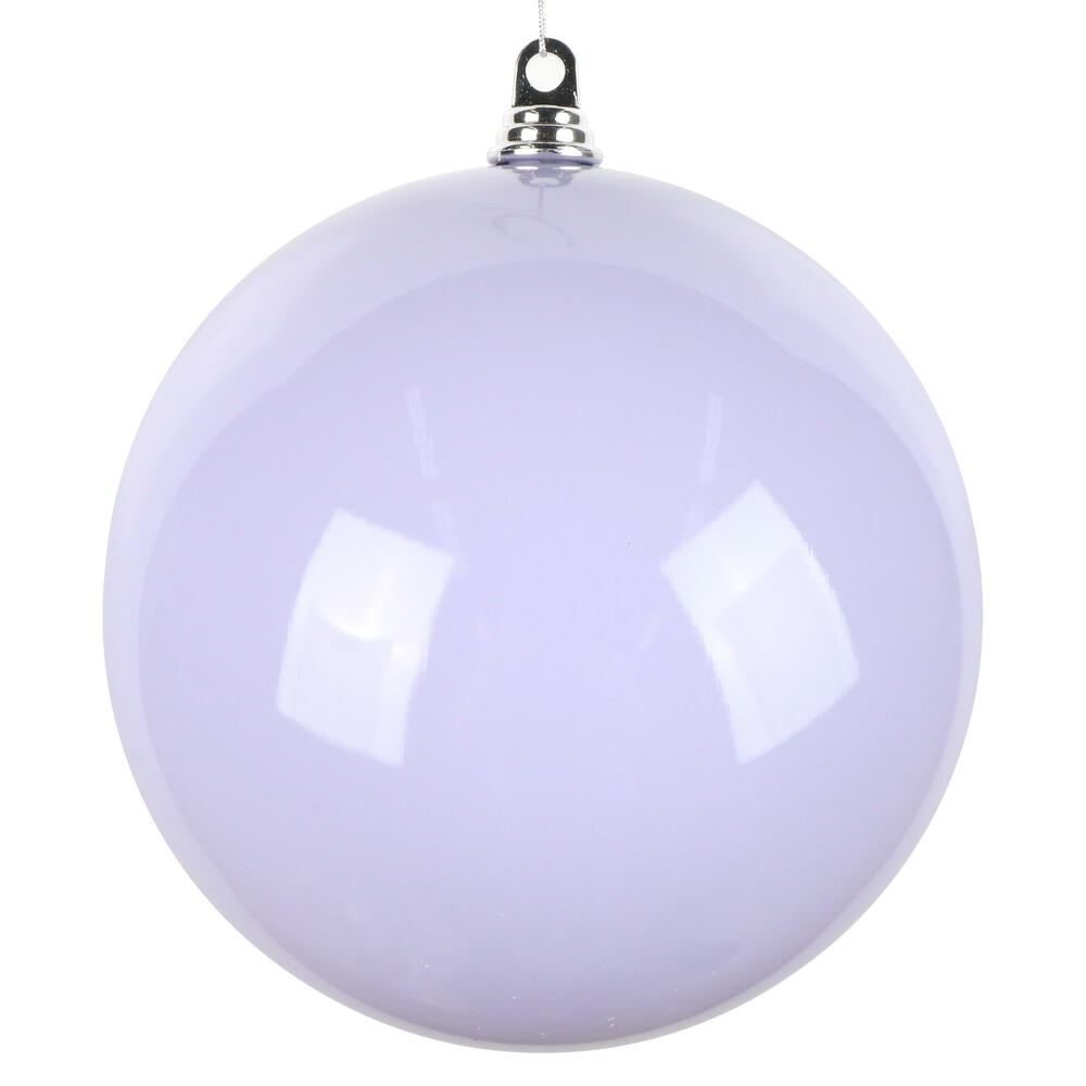 MT251286W 12 in. Enamel Ball Ornament, Lavender