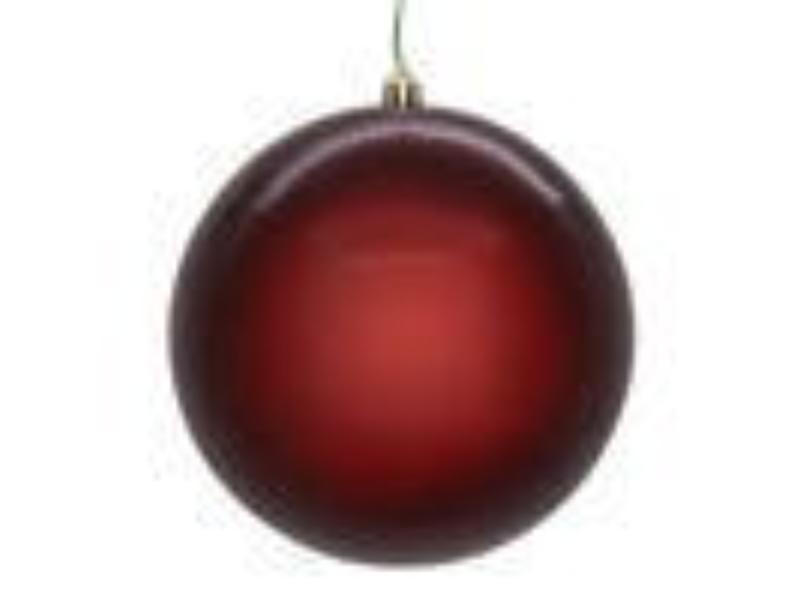 N592019DPVL 8 in. Pearl Seamless Ball UV Drilled, Wine
