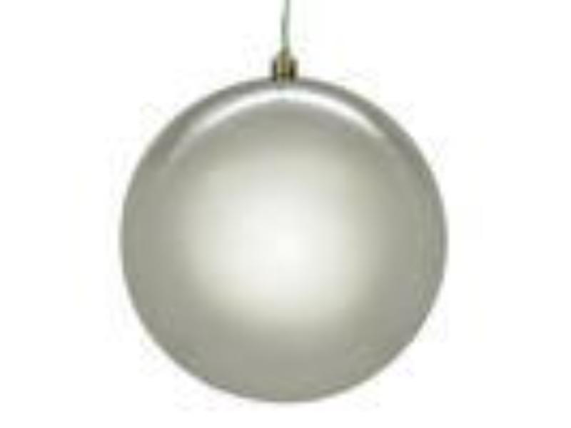 N592043DSVL 8 in. Shiny Seamless Ball UV Drilled, Oat