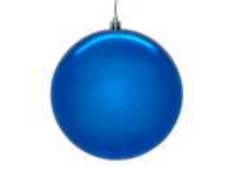 N591502DSVL 6 in. Shiny Seamless UV Drilled, Blue - 4 Per Box