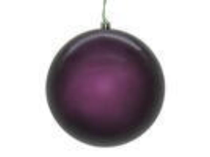 N591526DPVL 6 in. Pearl Seamless UV Drilled, Plum - 4 Per Box
