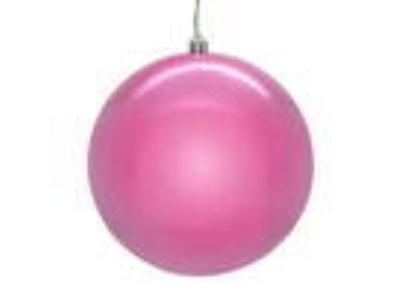 N591579DPVL 6 in. Pearl Seamless UV Drilled, Pink - 4 Per Box