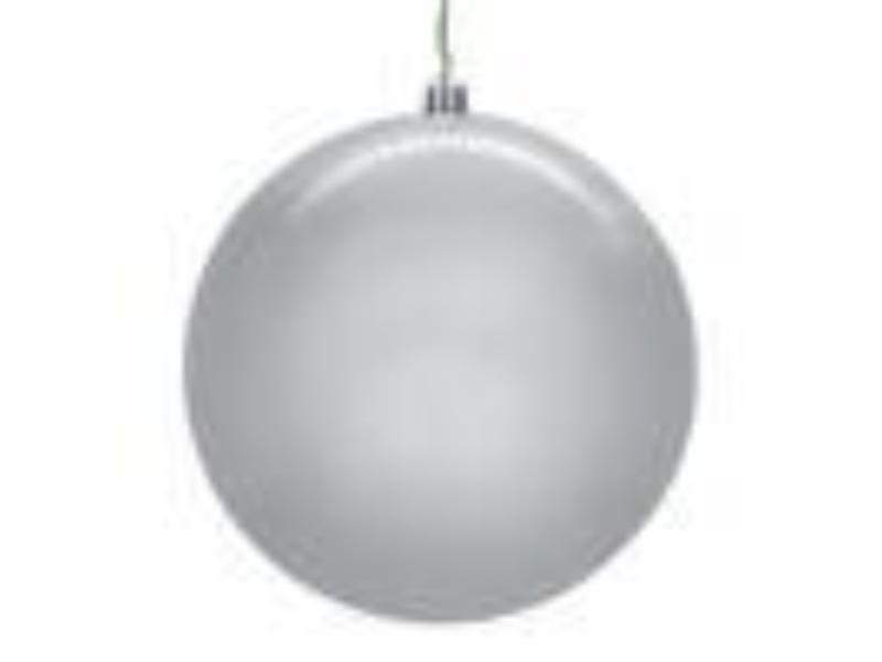 N592007DPVL 8 in. Pearl Seamless Ball UV Drilled, Silver